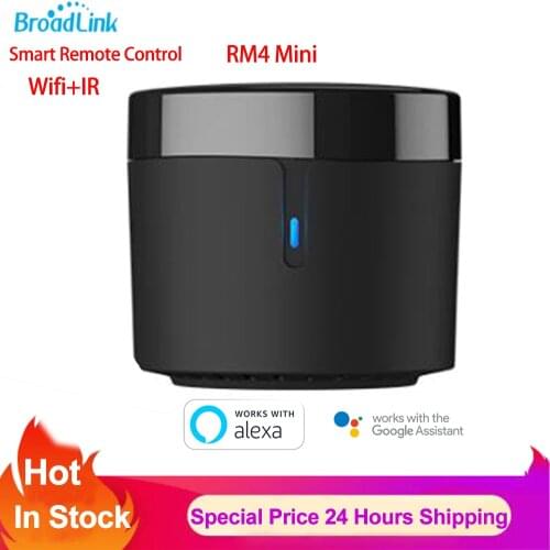 2021 Broadlink RM4 Mini BestCon RM4C Mini Wifi IR Wireless Universal Remote Controller Smart Home Remote Control Work with Alexa