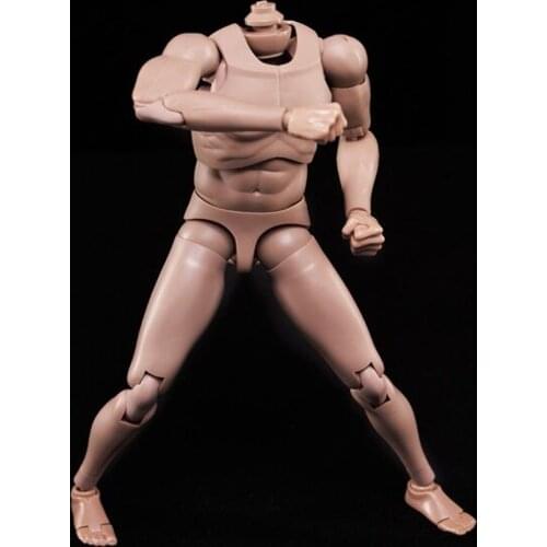 1/6 Scale Europe Skin Male Body Model Toy MX02-A Fit for 12" Male Figure Model Head with Neck