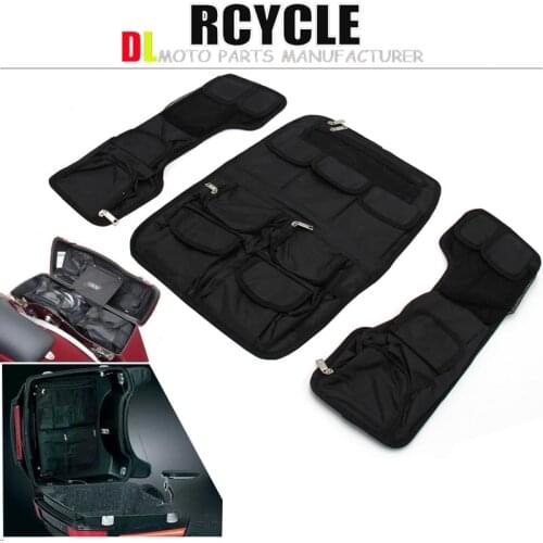 Saddlebag Luggage Liners Black Set For Harley Touring Road Glide Road King Ultra Street Glide Electra Glide 1994-2017 2018