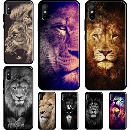 Lion Alpha Male For Xiaomi Redmi 9T 9C 9A K40 Case For Redmi Note 10 Pro Note 9 Pro 8 Pro Note 8T 9S Cover