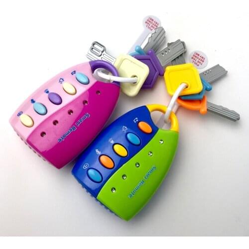 Baby Toy Musical Car Key Toy Smart Remote Car Voices Pretend Play Education Toy tiaojia kids lab set DS9