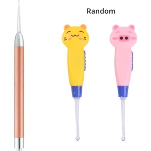 Children Adult Ear Cleaner Ear Wax Cleaning Tools Luminous Ear Spoon 5/6pcs Ear Cleaning Kit Ear Pick Ear Wax Remover Ear Spoon