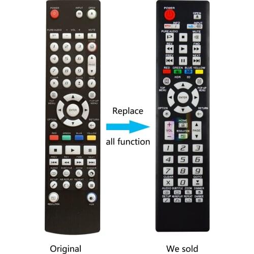 Remote Control For Oppo UDP-203 BDT-101CI UDP-203CN UDP-205 3D Blu-ray Network Disc Player