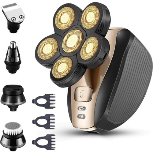 Electric Razor for Men- Upgrade 5 In1 Shavers for Men-Wet Dry Razor- Cordless Waterproof Beard Trimmer- USB Rechargeable