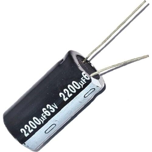 1/PCS Electrolytic Capacitor 63V/2200uF 18*35mm 63V 2200UF