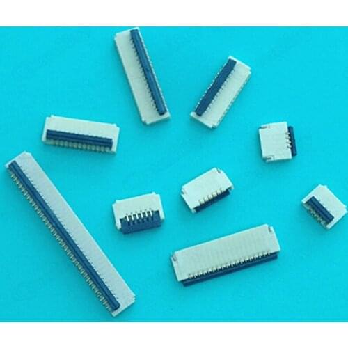 FPC / FFC LCD Socket 0.5 Pitch 6/7/8/10/12/16 Rear Flip Type