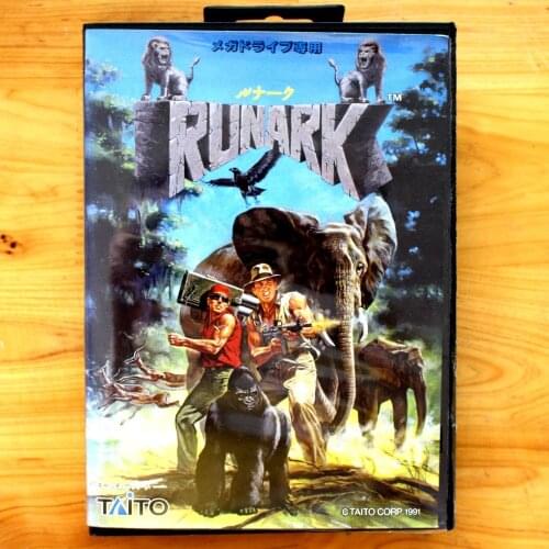 Run Ark 16 Bit MD Game Card with Retail Box for Sega MegaDrive & Genesis Video Game console system