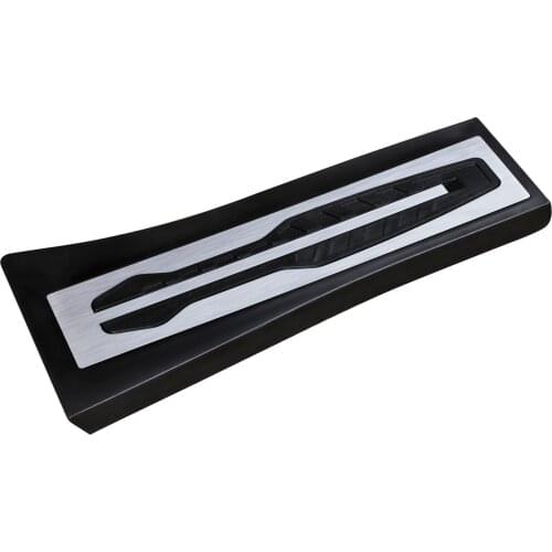 LHD Steel Footrest Dead Plate Pedal Cover For BMW X5 X6 X5M X6M F15 F16 F85 F86 2014