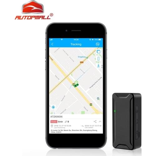 Mini GPS Tracker Car Tracker Auto Locator AT2 Car GPS Tracker Device GPS+LBS+WIFI Positioning Voice Monitor Real-time Tracking