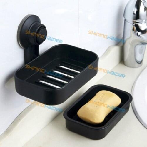 Suction cup soap box soap box bathroom drain large soap holder suction wall soap tray soap dish soap box