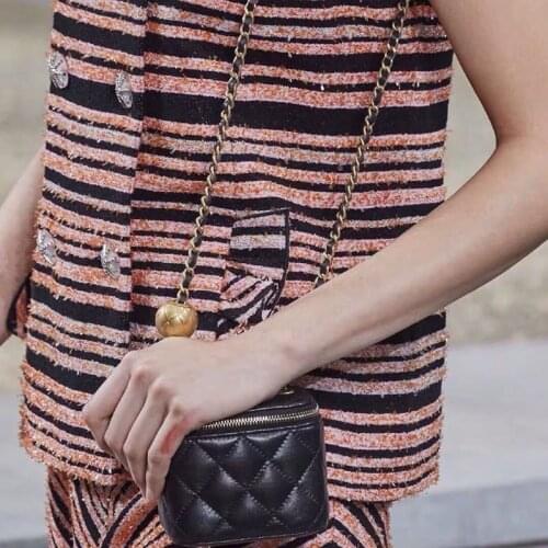 2020 New Women Small Luxury Brand Bucket Crossbody Bag Women Diamond Lattice Chain Handbags High Quality PU Leather Shoulder Bag