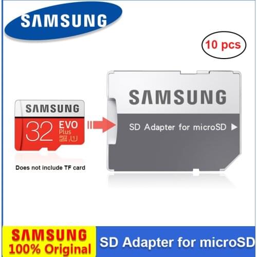 10pcs/Lot Original Samsung Memory Card Adapter microSD/SDHC/SDXC Card Reader SD Adapter with Case for free gift for laptop