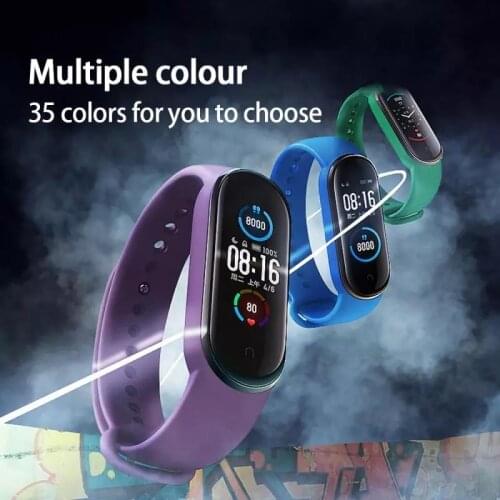 Apply to For Xiaomi Mi Band 6 Sports Strap Replacement Wristband For Mi Band 6 Wristband 35 Color Wristband Wristband
