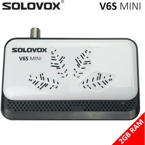SOLOVOX V6S 2G RAM mini HD DVB S2 Satellite TV Receiver Support M3U Xtream Stalker Spain Warehouse Fast Delivery V6 S Decoder