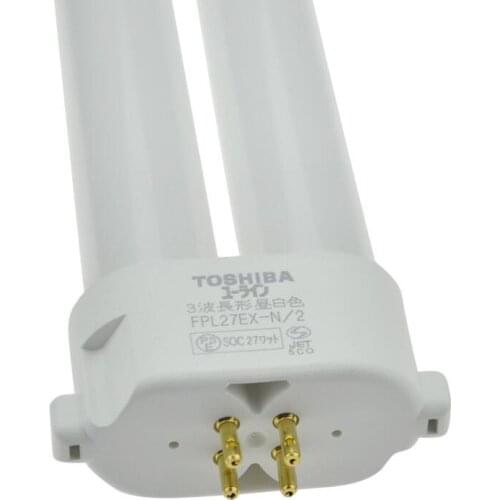 TOSHIBA FPL27EX-N/2 27W compact fluorescent lamp,FPL 27EX-N / 2 CFL daylight 4 pins bulb tube