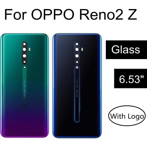 For OPPO Reno2 Z Reno 2z Battery Back Rear Cover Door Housing Battery Back Cover Replacement
