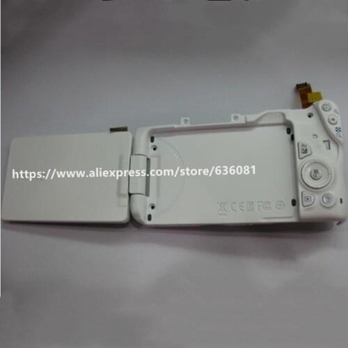 Repair Parts Rear Case With LCD Display Screen Ass'y Hinge Flex Cable (White) For Canon EOS 200D