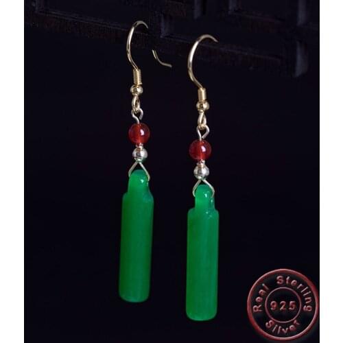 Amxiu Classic Jewelry Handmade 925 Sterling Silver Earrings Long Tassel Dangle Earrings For Women Mothers Day Gift Accessories