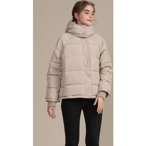 Female Down Jacket Women Hooded Ultra Light Down Jackets Women Winter Thin Warm Windbreaker Coats White Overcoat Outerwear Black