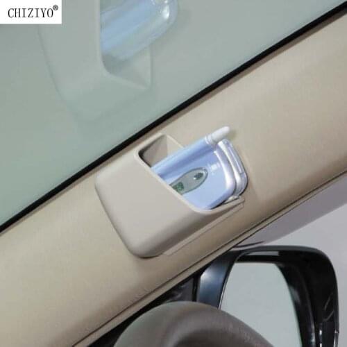 1 Pair Car Storage Box Paste Mobile Phone Glasses Holder Universal Car Auto Accessories Drop Shopping CHIZIYO