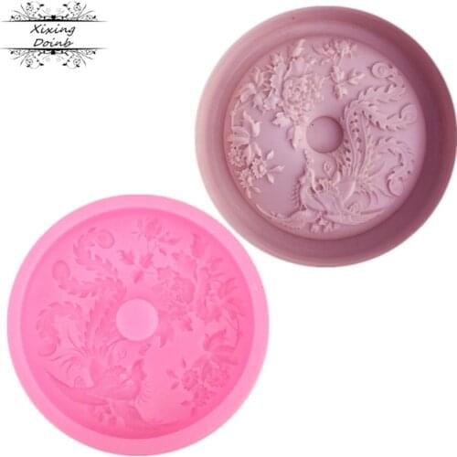 1Pcs Phoenix shaped silicone soft candy mold cake decorating tool Candy Chocolate Mold