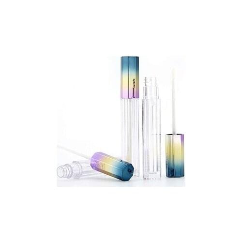 10/30/50pcs 5ML Empty Octagonal Gradient Lip Gloss Tube,5ML Lipgloss Tube,DIY Gradient Lipstick Container