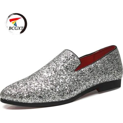 2020 Men Dress Shoes Fashion Men Business Leather Shoes Men Casual Loafers Shoes Wedding Luxury Brand Plus Size 37-48