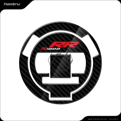 3D Carbon-look Motorcycle Fuel Gas Cap Protector Decals Case for BMW S1000RR S1000 RR 2014 2015 2016