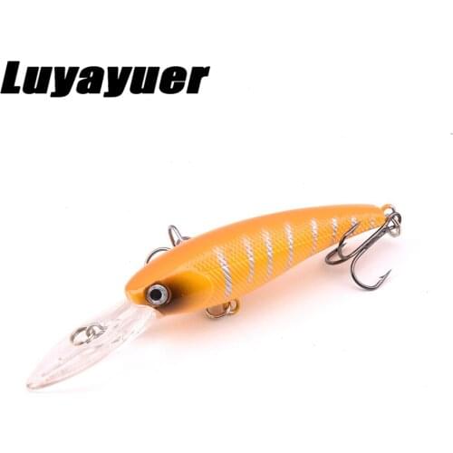 9cm 8.3g Artificial Hard Fishhooks Fake Bait Long Tongue Fishing Lure Minnow Bait Wobbler Swimbait
