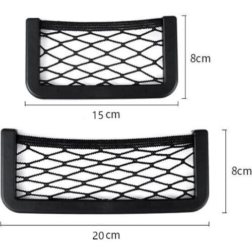Car Phone Holder Net Bag Storage Sticker for Renault Megane 2 3 Duster Logan Clio 4 3 Laguna 2 Sandero Scenic 2 Captur Accessory