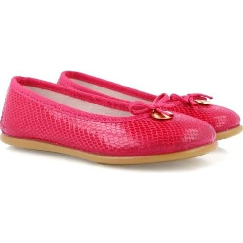 Ballerinas for a girl in Python fuchsia of Coons