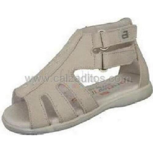 Sandals color Pearl Nubuck for girl of Andanines