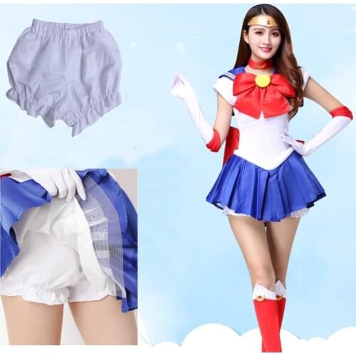 MMGG Anime Sailor Mars Sailor SuperS Cosplay Costume Safety Pants Trousers Custom Made