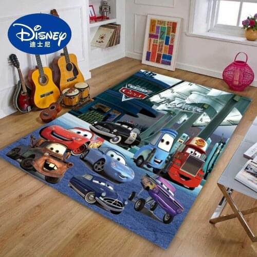 Disney Mcqueen Car Baby Playmat Kitchen Mat Anti-slip Rugs Living Room Balcony Bathroom Printed Carpet Doormat Hallway Bedroom