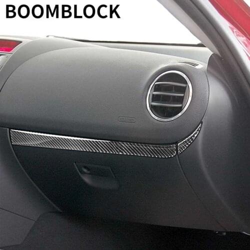 For Mazda RX8 RX-8 SE3P JM1FE 2004 2005 2006 2007 2008 Co-pilot Dashboard Panel Strip Carbon Fiber Interior Sticker Decoration