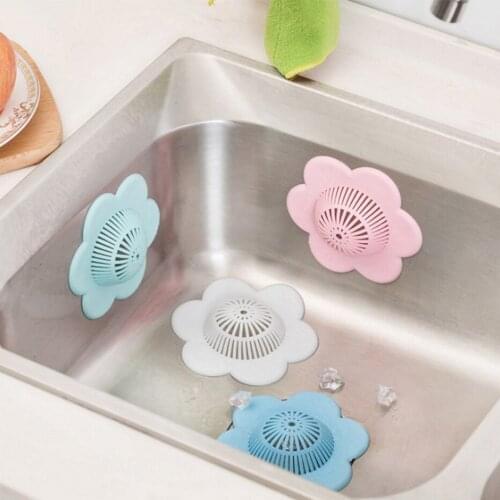 Sink Strainer Filter Flower Shape for Kitchen Bath Stopper Floor Plug Strainer Drain Sewer Hair Catchers Bathroom Accessories