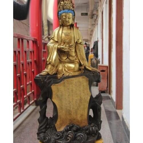 China Chinese Folk Copper Bronze Fengshui war-horse Horse Statue sculpture