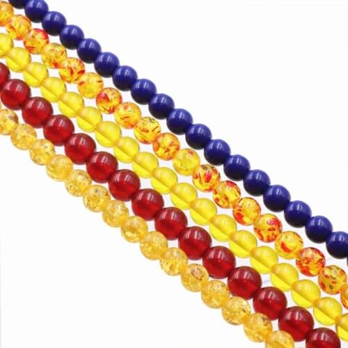 DIY Accessories Resin Faux Ambers 5 6 8 10mm Round Loose Beads for Jewelry Making Bodhi Prayer Beeswax Acrylic Spacer 15" A213