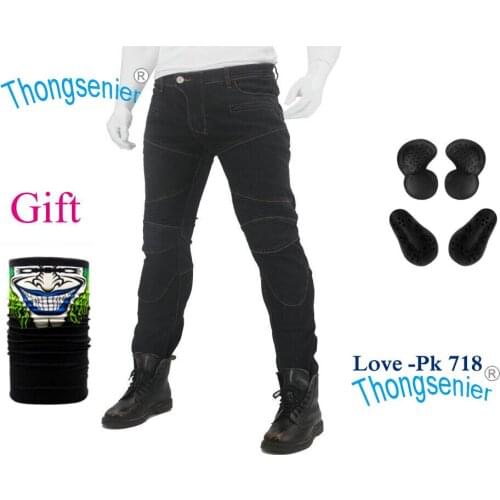 Motorcycle Pants Men Moto Jeans PK718 pants Protective Gear Riding Touring Motorbike Trousers Motocross Pants with Hip pads