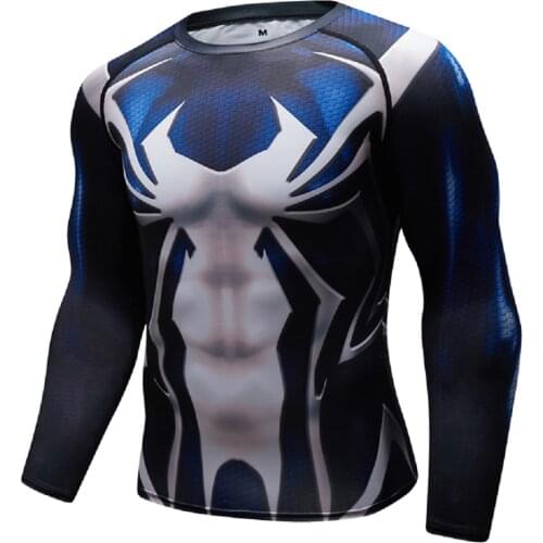 Cody Lundin Men Breathable Running Long Sleeve Fashion Digital Sublimation Printed Rash Guard