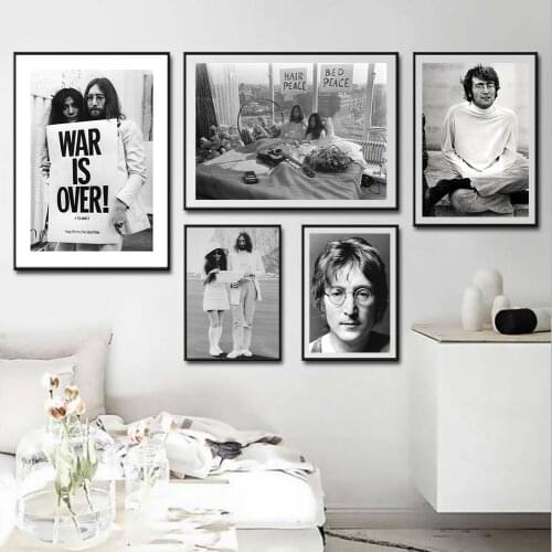 John lennon Mind Games Imagine Hope Painting Music Singer Star Poster Art Light Canvas Home Room Wall Printing quadro cuadros