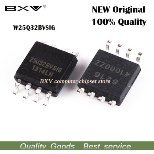 50pcs~100pcs W25Q32BVSIG W25Q32BVSSIG 25Q32BVSIG W25Q32 SOP8 new original laptop chip free shipping