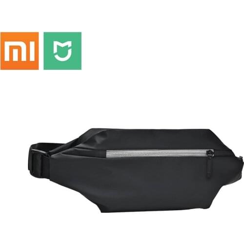 Original Xiaomi mijia Multifunctional Waterproof Sports And Leisure Chest Bag Simple Outdoor Sport 2.25L Waist Bag Black bags