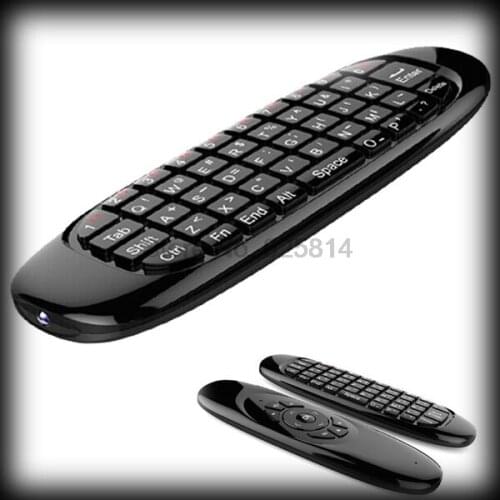 By dhl or ems 50pcs T10 C120 Fly Air Mouse 6 Axis Sensor Gyroscope Handheld Keyboard Combo