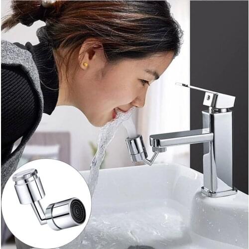 720 Rotate Copper ABS Water Saving Tap Faucet Aerator Sprayer Sink Aerator 360-Degree Swivel Tap Nozzle Kitchen Home Hardware
