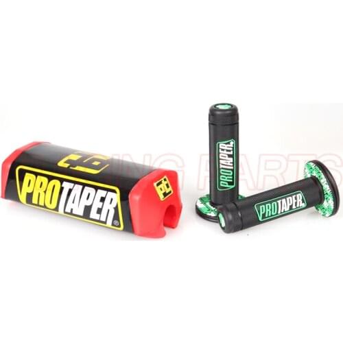 Handle Grips with Pro Taper Handlebar Pad Fat Bar Chest Protector Cross Fit 1-1/8 handle bar motorcycle Dirt bike pit bike