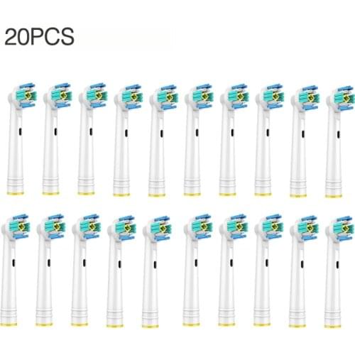 20pcs Oral B Electric Toothbrush Replacement Brush Heads, Sensitive brush heads Extra soft bristles D25 D30 D32 4739 3709