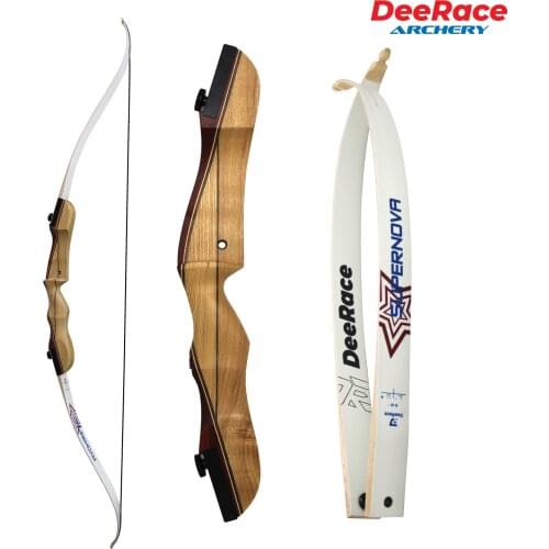 48" 54" 62" Traditional Wooden Takedown Recurve Bow SuperNova for Archery Training Beginner Wood Bow Right Hand 15lbs-36lbs