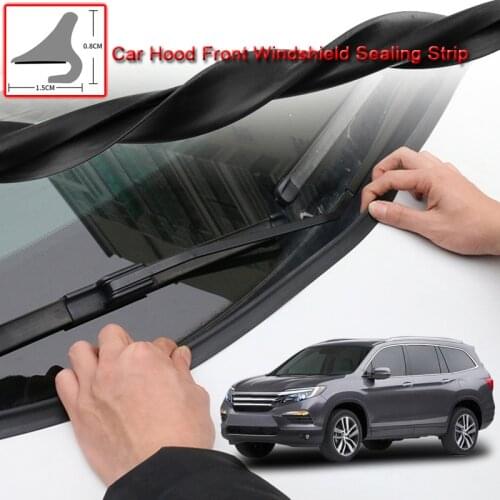 For Honda Pilot 2011-2020 DIY Car Seal Strip Windshied Spoiler Filler Protect Edge Weatherstrip Strips Sticker Auto Accessories