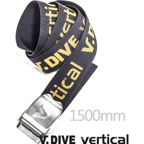 V.DIVE Free Diving Professional durable, quick-release, free diving woven weight belt belt with lead steel clasp